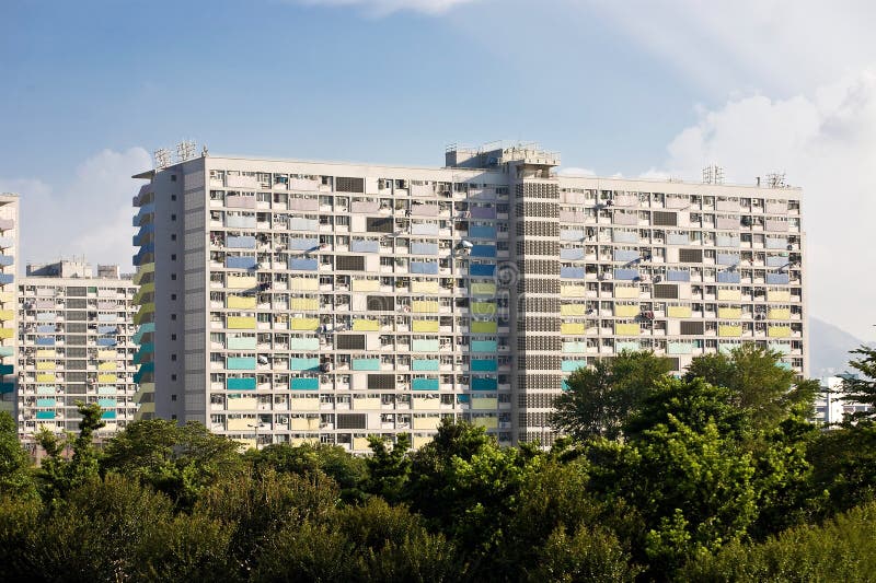 Sozialwohnungszustand in Hong Kong lizenzfreie stockfotografie Sozialwohnungszustand in Hong Kong lizenzfreie stockfotografie