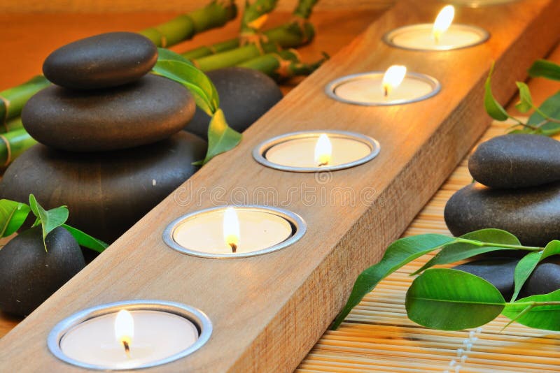 Spa stock photo. Image of candlelight, flame, herbal 11479822
