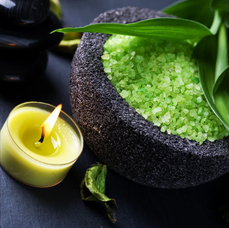 Herbal Spa Products stock photo. Image of herbs, aroma 14713980