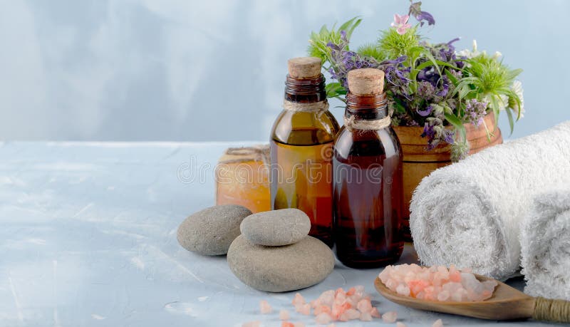 SPA and accessories for oriental massage