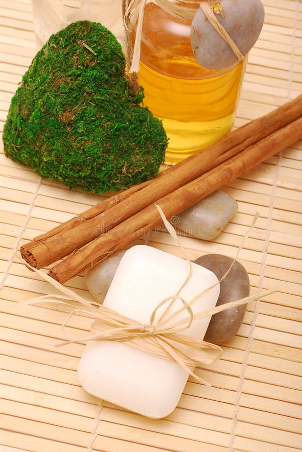 SPA Accessories for Wellness or Relaxing Stock Image Image of bottles