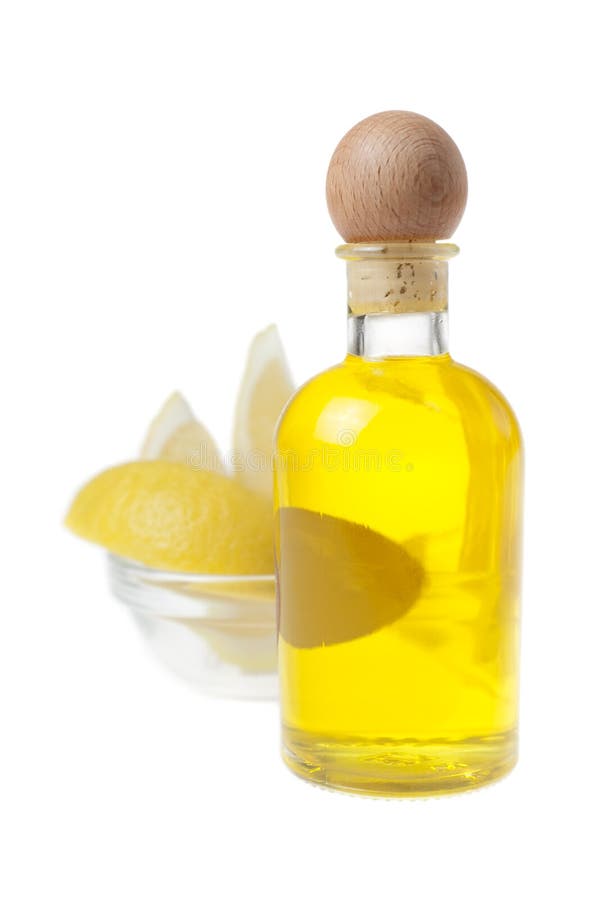 Spa Aromatic Oil and Lemon Slices