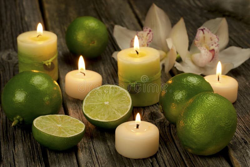 Candles stock image. Image of glittering, decorations, feast 407777
