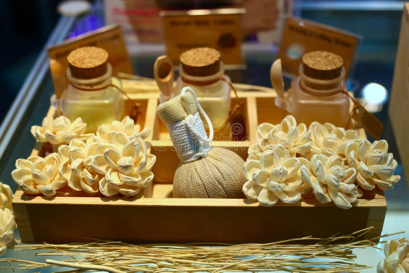 Spa Herbal Compressing Ball Stock Image Image of beauty, alternative