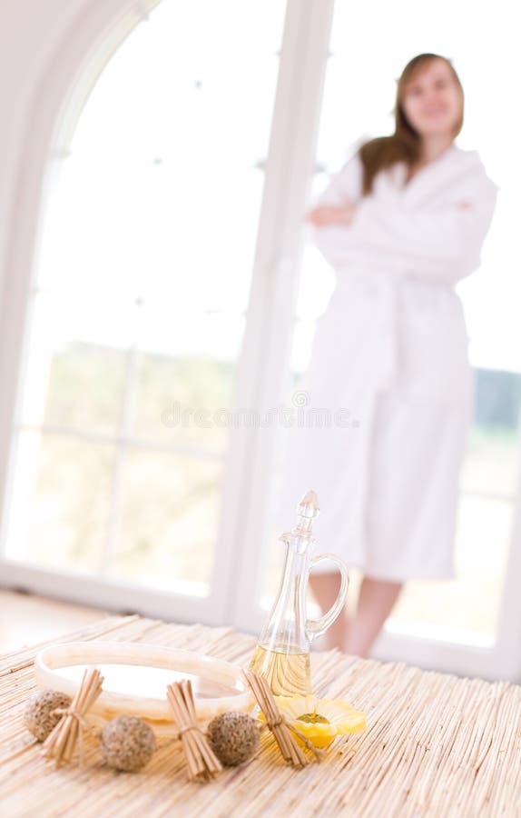 Spa at home royalty free stock image