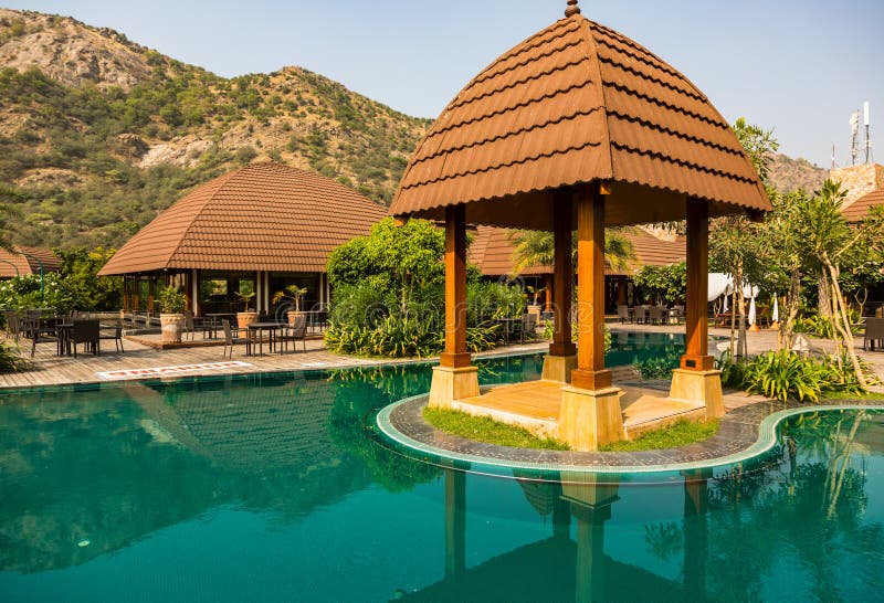 Spa Hotel India Pushkar stock image. Image of deluxe 161289561
