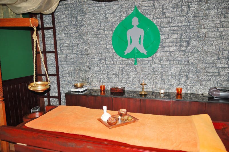 SPA Massage Bed at Luxury Hotel Stock Image Image of recreation