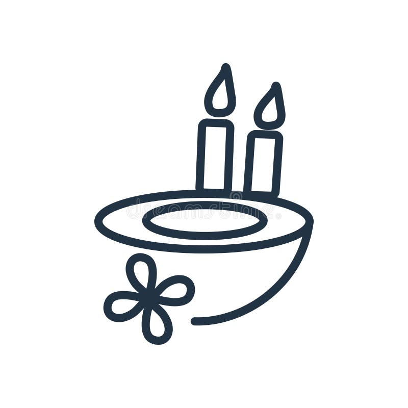 Spa symbolsvektor som isoleras på vit bakgrund, Spa tecken stock illustrationer Spa symbolsvektor som isoleras på vit bakgrund, Spa tecken stock illustrationer