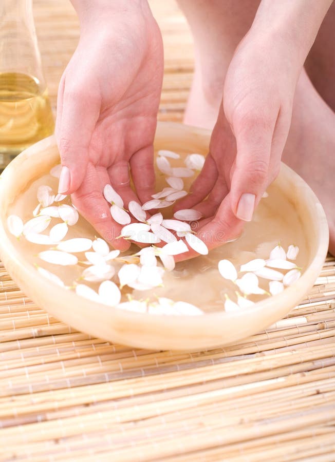 Spa treatment royalty free stock photo
