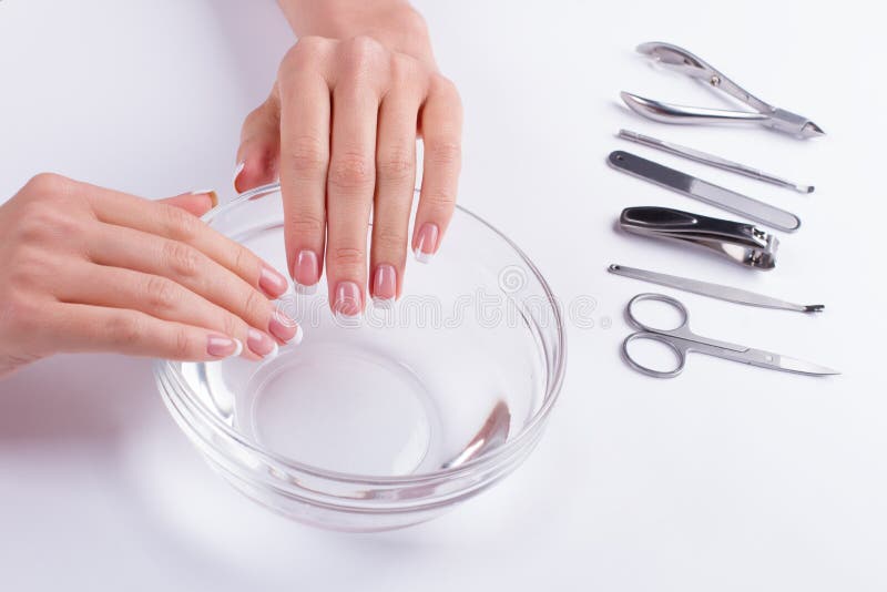 Spa treatment for nails. stock image. Image of collection 63570439