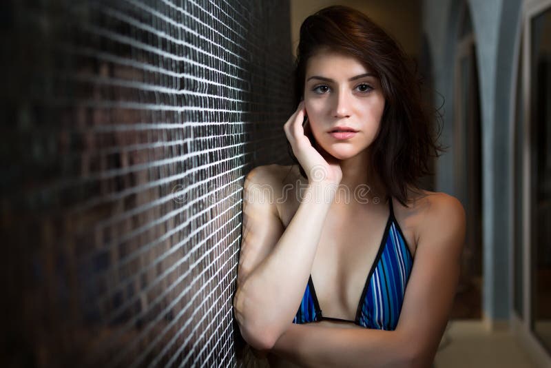 Spa woman.Beautiful girl after bath in jacuzzi spa,relaxing after massage royalty free stock photography Spa woman.Beautiful girl after bath in jacuzzi spa,relaxing after massage royalty free stock photography