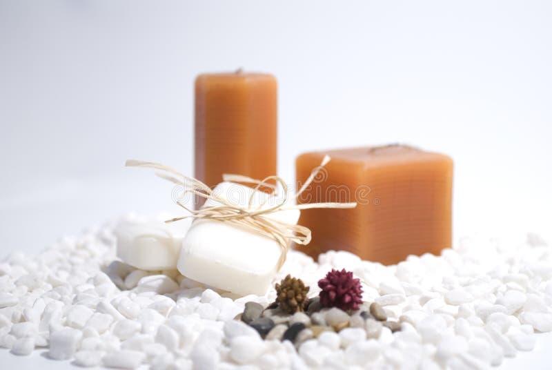 SPA zen candles and soap