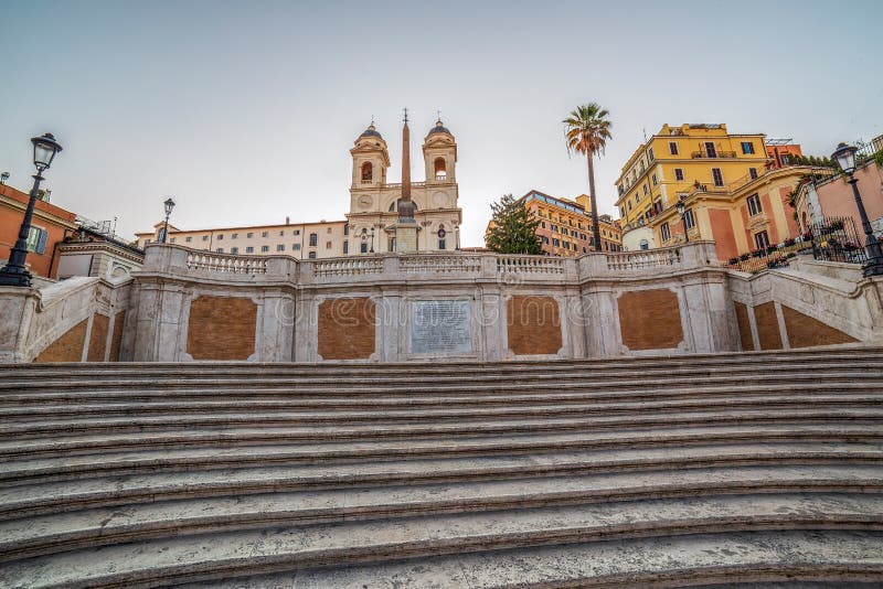 Spaanse Stappen van Piazza Di Spagna in Rome, Itali stock foto Spaanse Stappen van Piazza Di Spagna in Rome, Itali stock foto