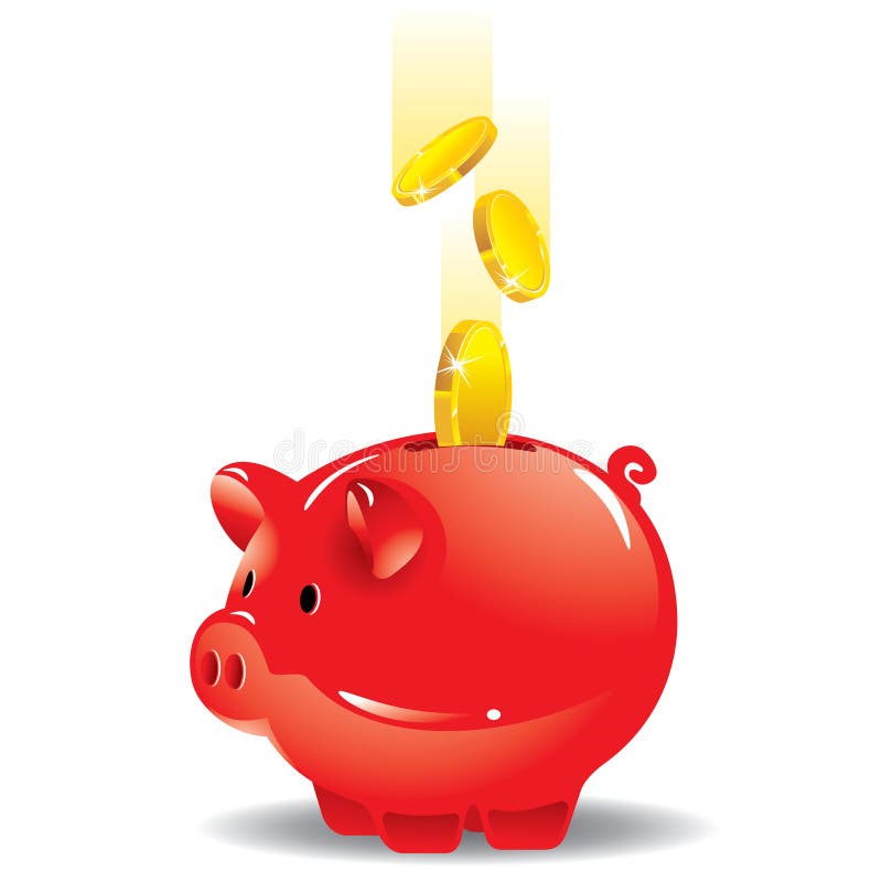 Spaarvarken vector illustratie