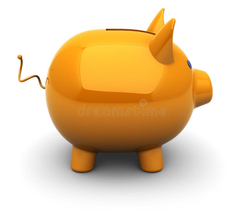 Spaarvarken royalty-vrije illustratie