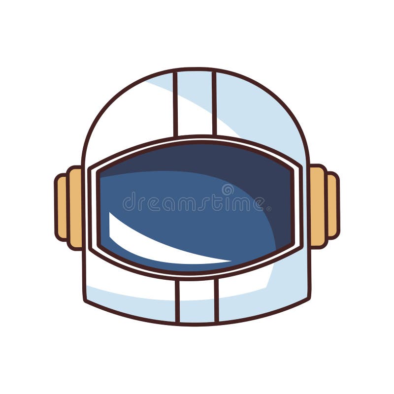Space Astronaut Helmet Cartoon Stock Vector - Illustration of cartoon