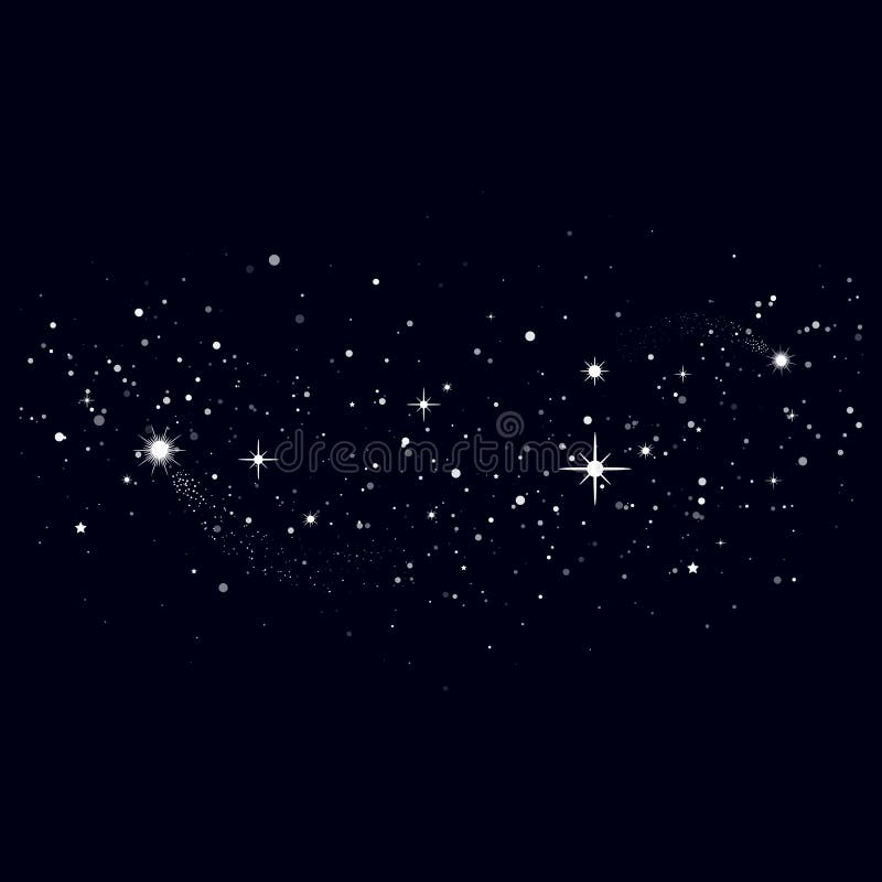 beautiful night sky with stars wallpaper