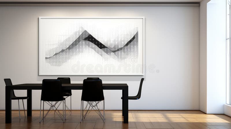 Space data graph abstract vector illustration