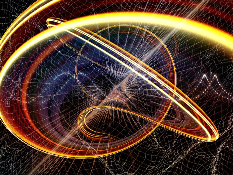 Space Distortion vector illustration