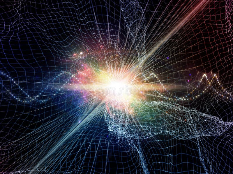 Space Distortion royalty free illustration