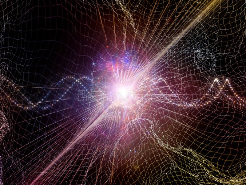 Space Distortion stock illustration