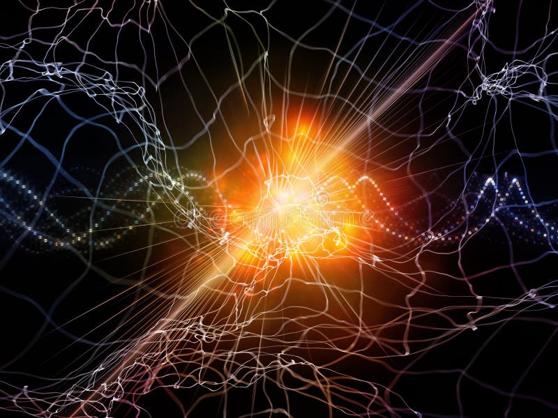 Space Distortion vector illustration