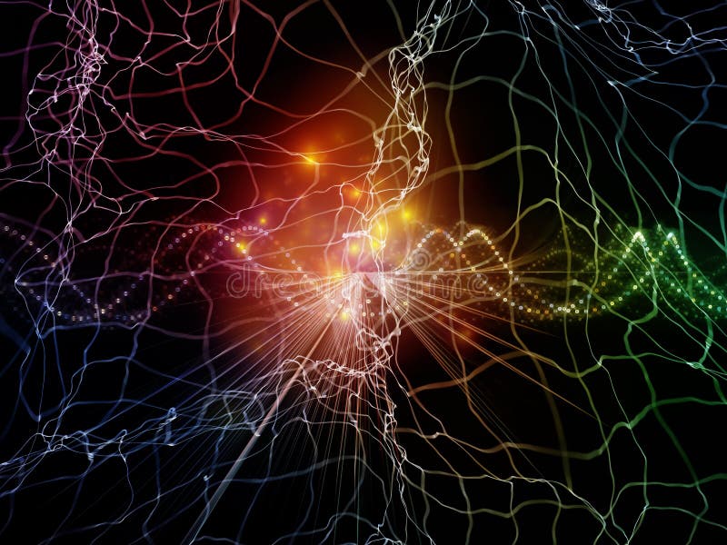 Space Distortion vector illustration