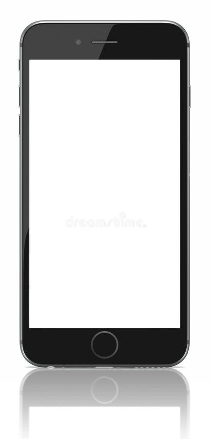 Space Gray iPhone 6 with blank screen