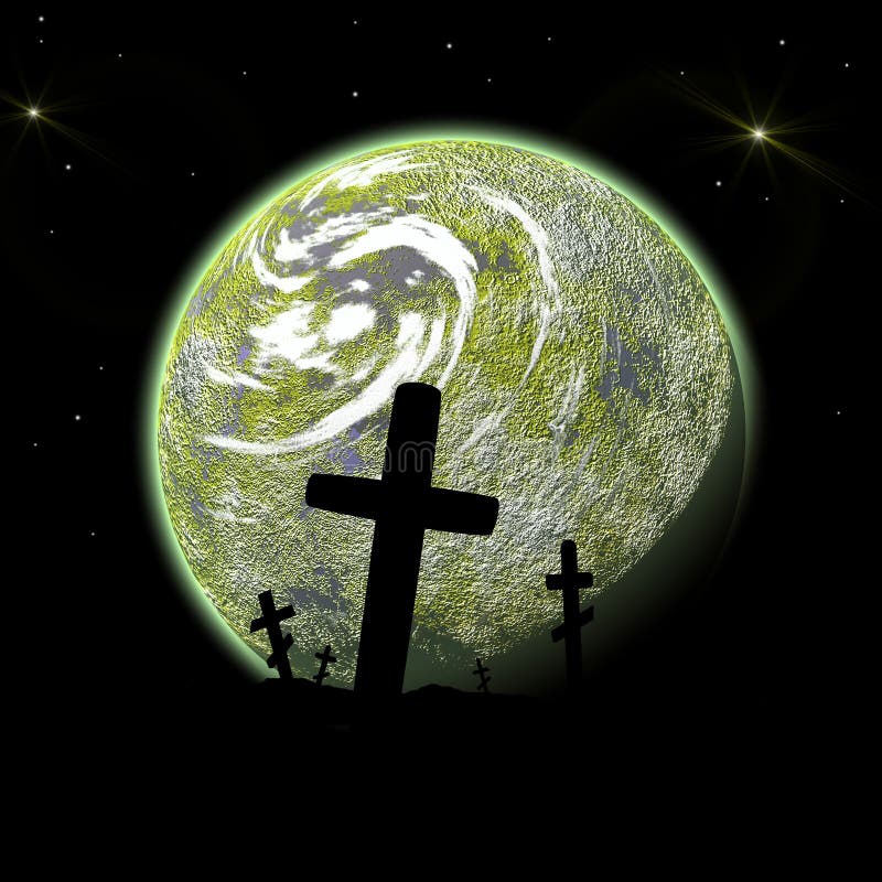 Space landscape stock illustration. Illustration of outer - 16314560