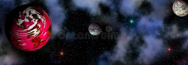 Space landscape