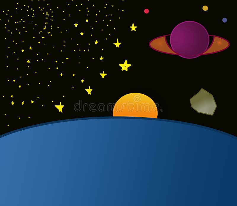 Space landscape