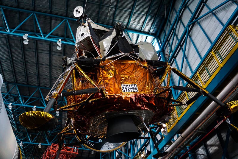 Space Lunar Module at Kennedy Space Center royalty free stock images