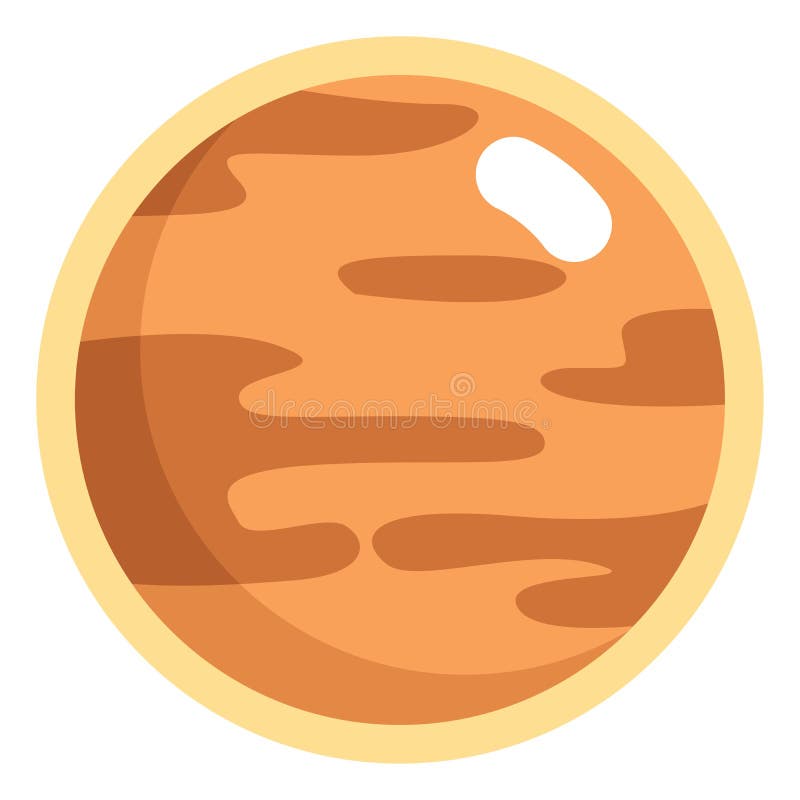 Mercury Planet with a Smile Vector or Color Illustration Stock Vector ...