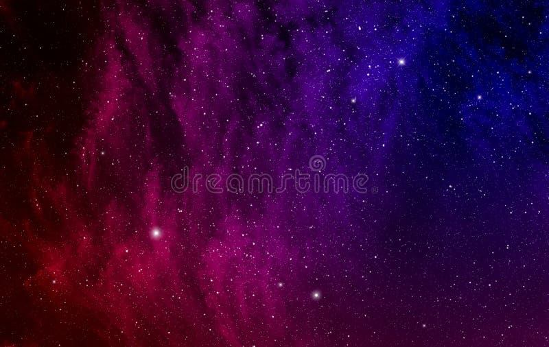 Space with nebula.