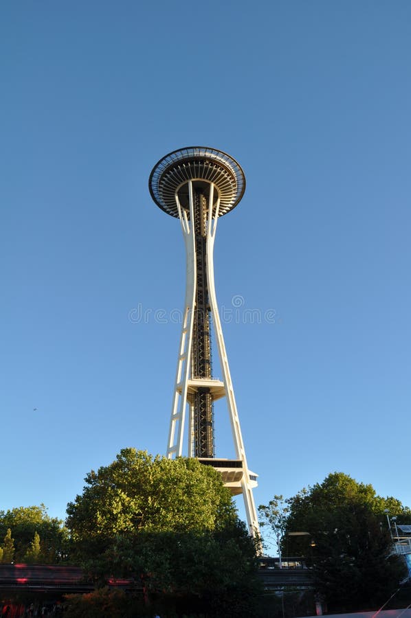Space Needle Seattle, Washington Editorial Stock Photo Image of
