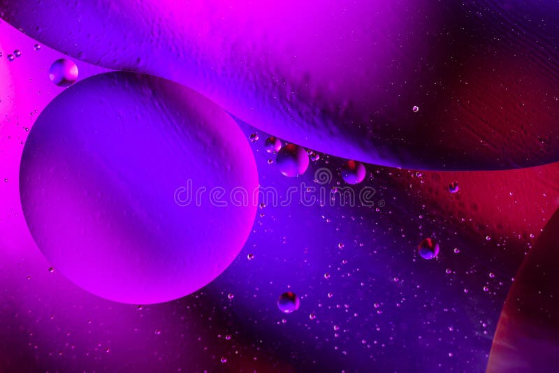 Space or planets universe cosmic abstract purple background. Abstract molecule atom sctructure. Water bubbles. Macro shot of air o royalty free stock photo Space or planets universe cosmic abstract purple background. Abstract molecule atom sctructure. Water bubbles. Macro shot of air o royalty free stock photo