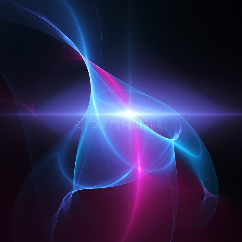 Space rays star stock illustration