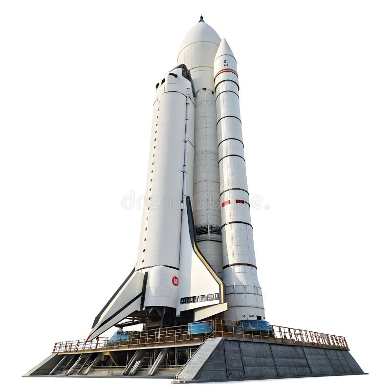 Space rocket icon royalty free illustration