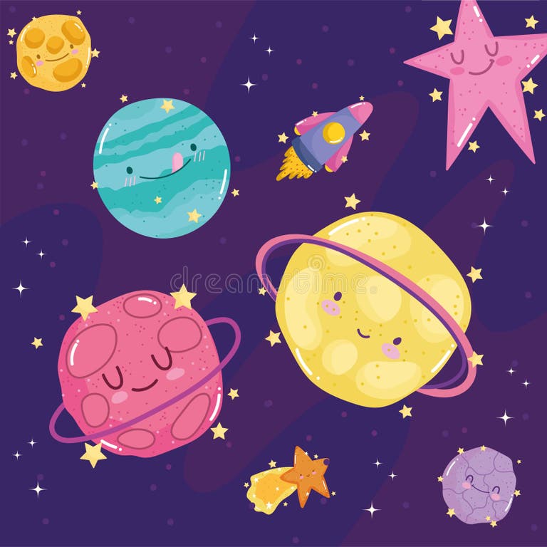 Cute Spaceship Illustration Stock Illustrations – 17,706 Cute Spaceship