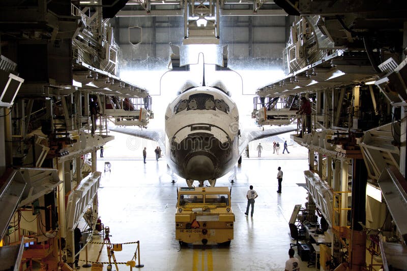 Space shuttle stock image