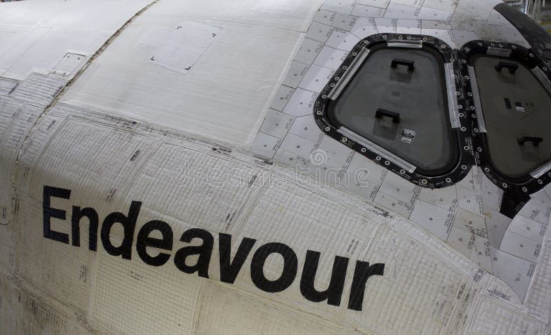 Space shuttle stock photo