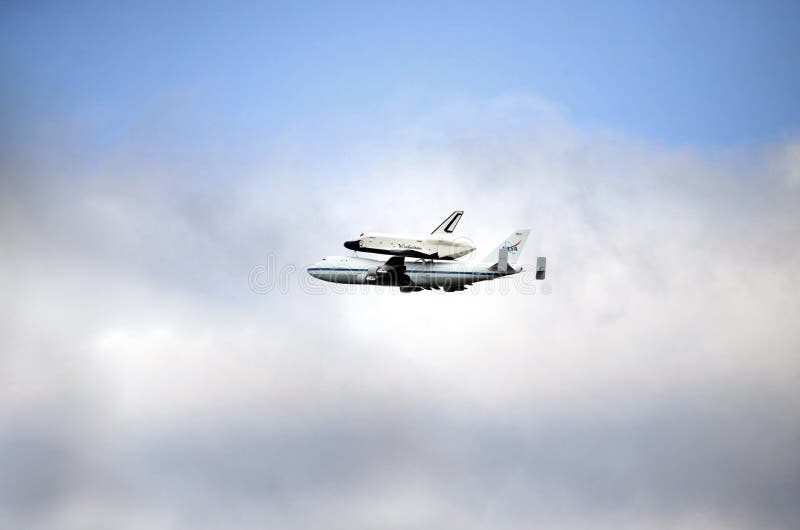 Space Shuttle Enterprise stock photo