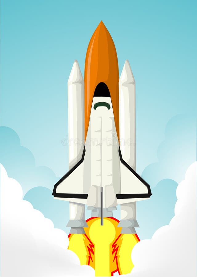 Space shuttle stock illustration Space shuttle stock illustration
