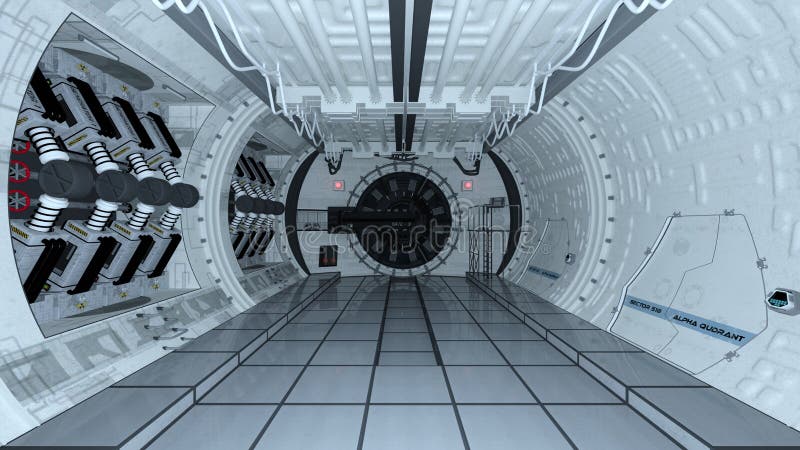 Space station stock image