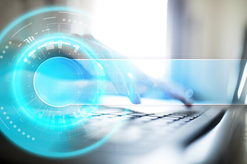 Space for text on Abstract background. Virtual screen futuristic interface. Innovation technology internet concept. stock photo Space for text on Abstract background. Virtual screen futuristic interface. Innovation technology internet concept. stock photo