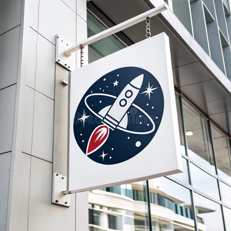 Space icon isolated on white background stock illustration