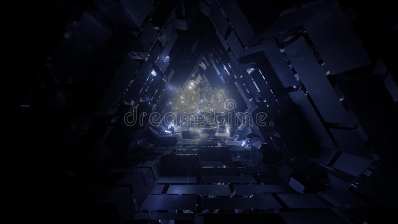 Space Tunnel Under Water Science Fiction 3d Illustration Vfx Background  Wallpaper Stock Illustration - Illustration of wallpaper, design: 203562703