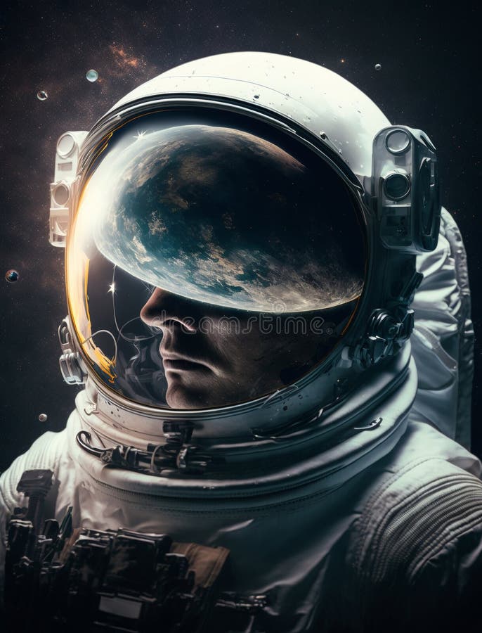 Astronautic Earth Discovery Portraits : spaceman