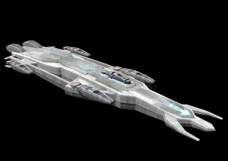 Spaceship stock illustration