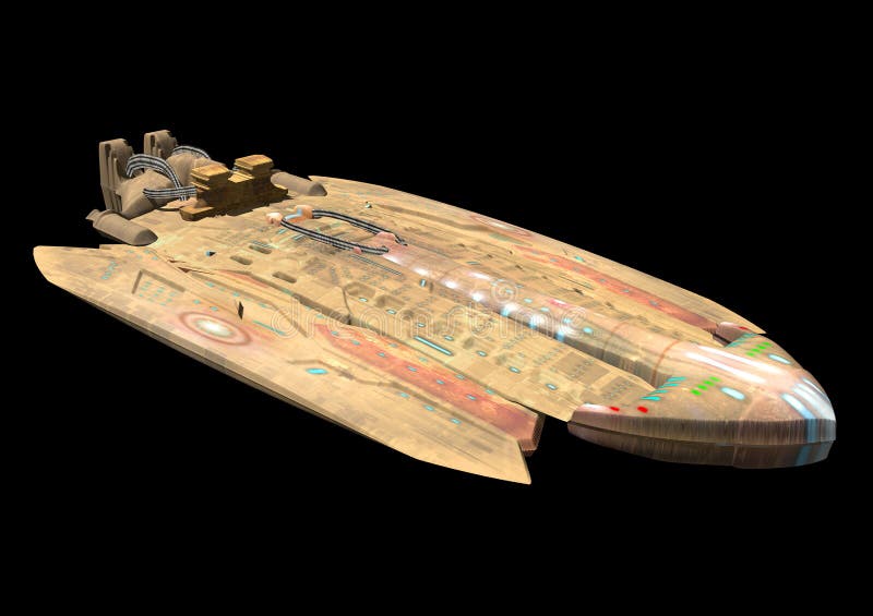 Spaceship vector illustration